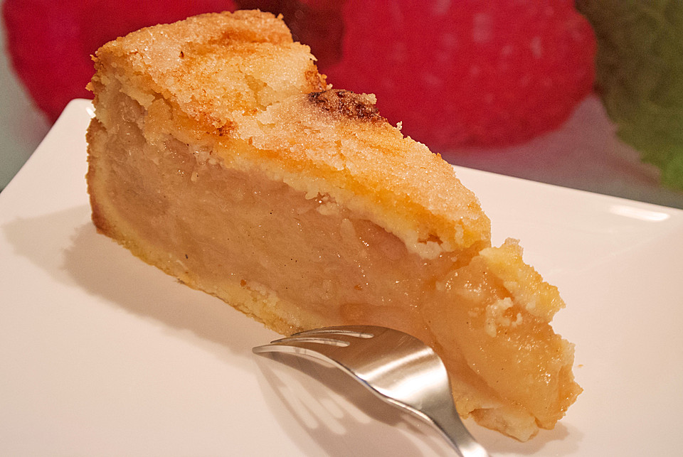 Gedeckter Apfelkuchen mit Pudding von buerokratelchen | Chefkoch.de