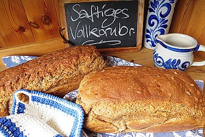 Saftiges Vollkornbrot 6