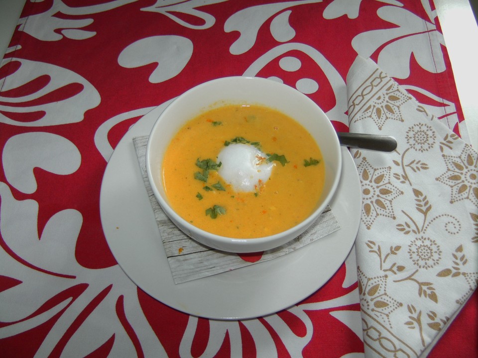 Karottensuppe mit Orangensaft und Meerrettich von Frechdachs_38 ...