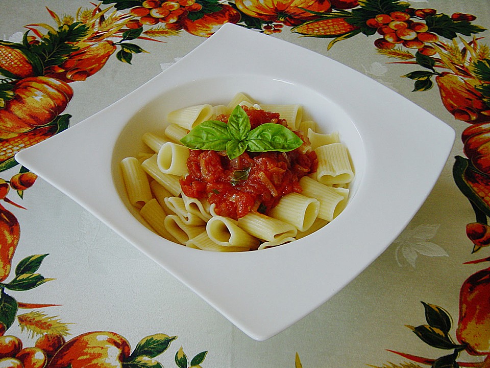 Tomatensauce mit Basilikum von lacarrona | Chefkoch.de