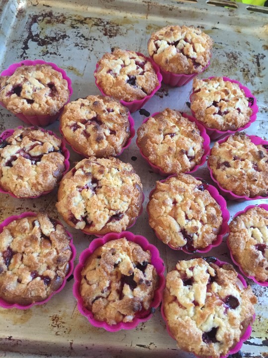 Himbeer - Muffins mit Streuseln von Brotfan63 | Chefkoch.de