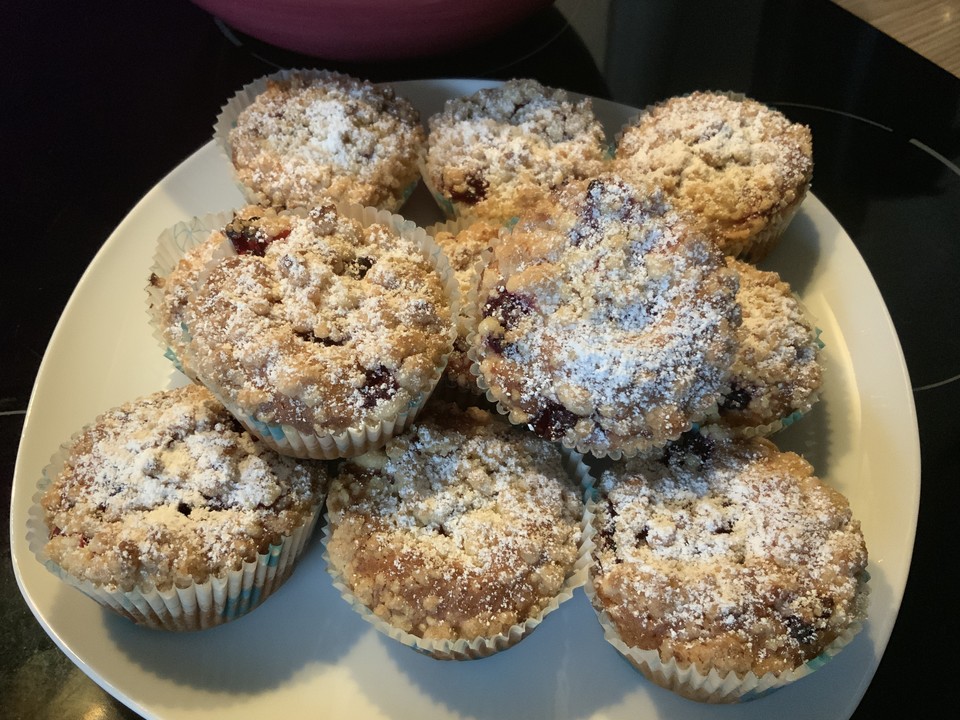 Himbeer - Muffins mit Streuseln von Brotfan63 | Chefkoch.de