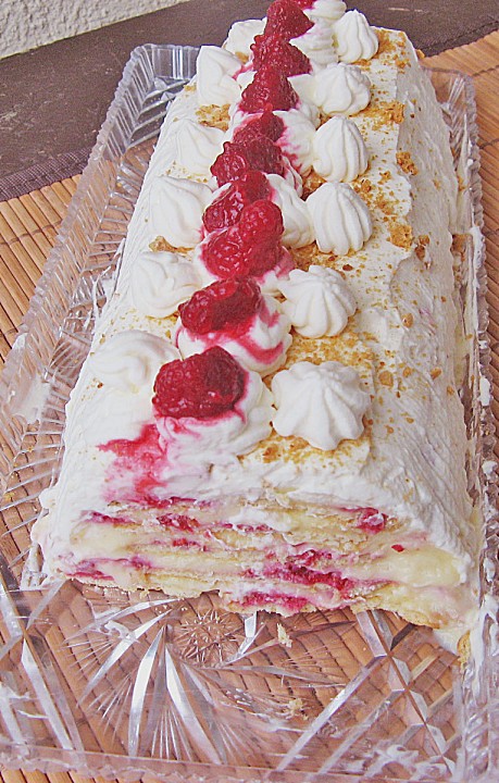Himbeer - Keks - Puddingkuchen von superbetti | Chefkoch.de