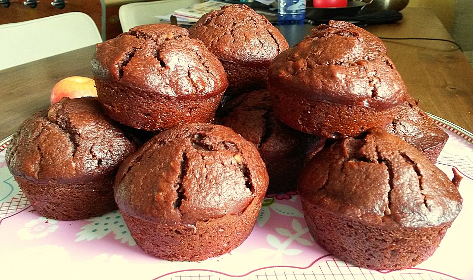 Walnuss - Schoko - Bananen - Muffins von Lirex80 | Chefkoch.de