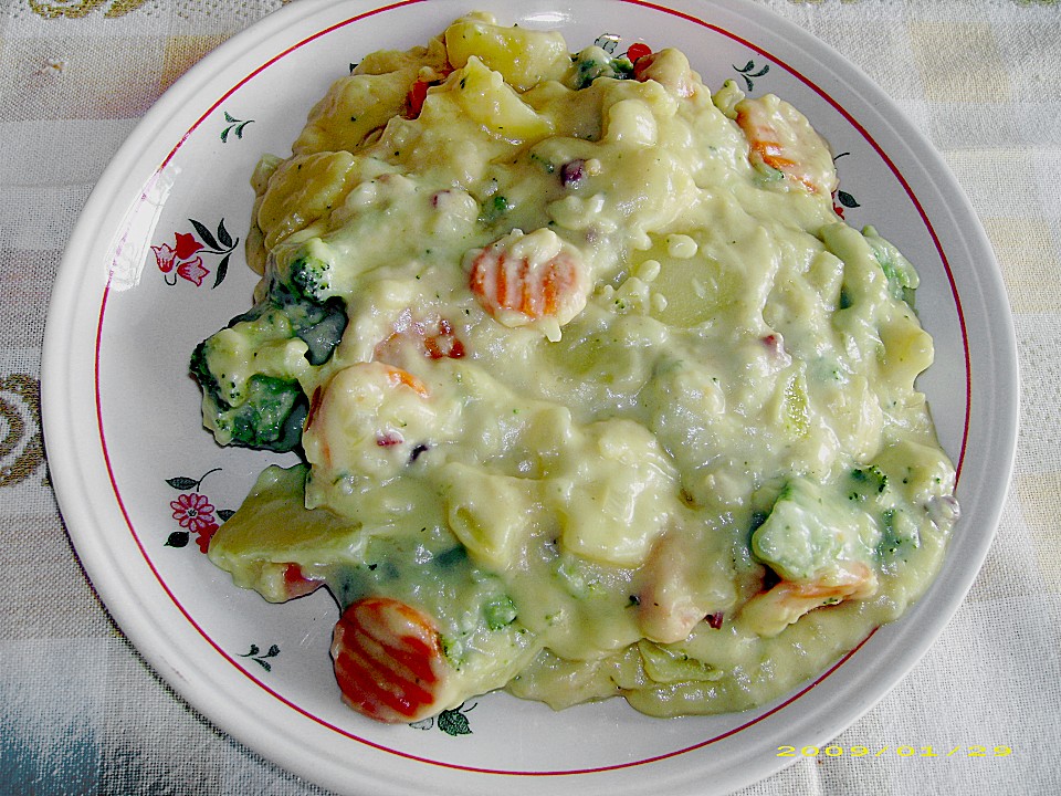Kartoffel - Gemüse - Pfanne mit Senfsoße von Nicky0110 | Chefkoch.de