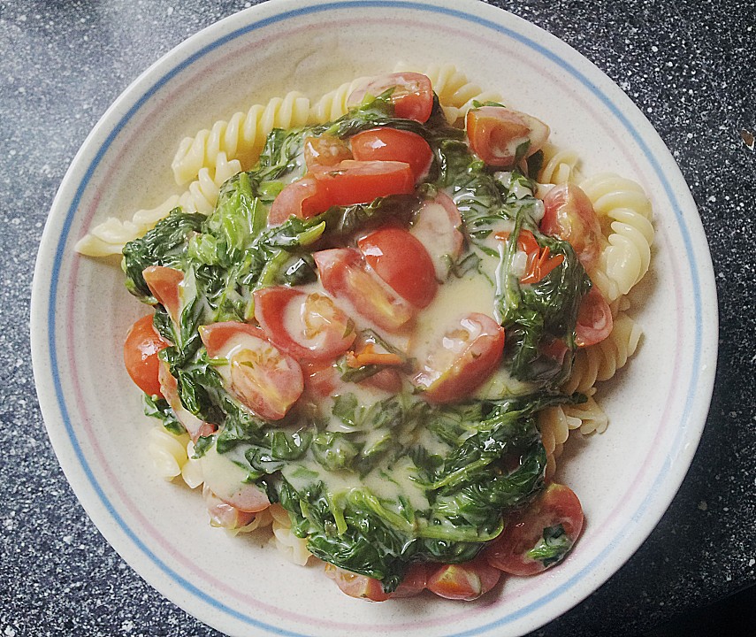 Tomaten - Spinat - Käse - Soße von 001sweety | Chefkoch.de