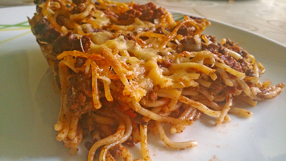 Überbackene Spaghetti von iris75 | Chefkoch.de
