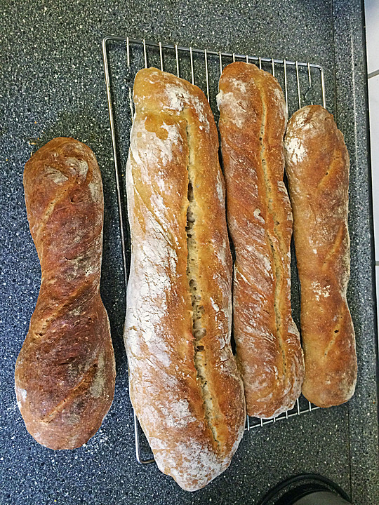 Baguette mit Sauerteig und Vorteig | Chefkoch.de