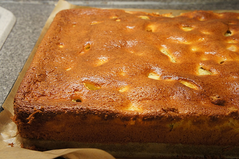 Rhabarberkuchen mit Schmandhaube von sandy07 | Chefkoch.de