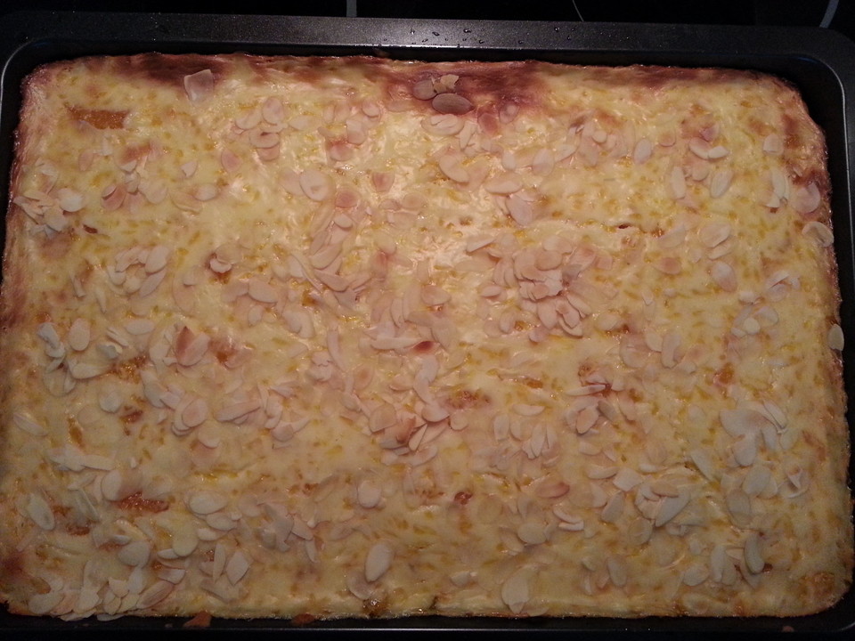 Pfirsich - Schmand - Kuchen von freßbäckchen | Chefkoch.de