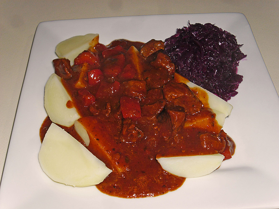 Ungarisches Paprika - Gulasch von die_krümel | Chefkoch.de