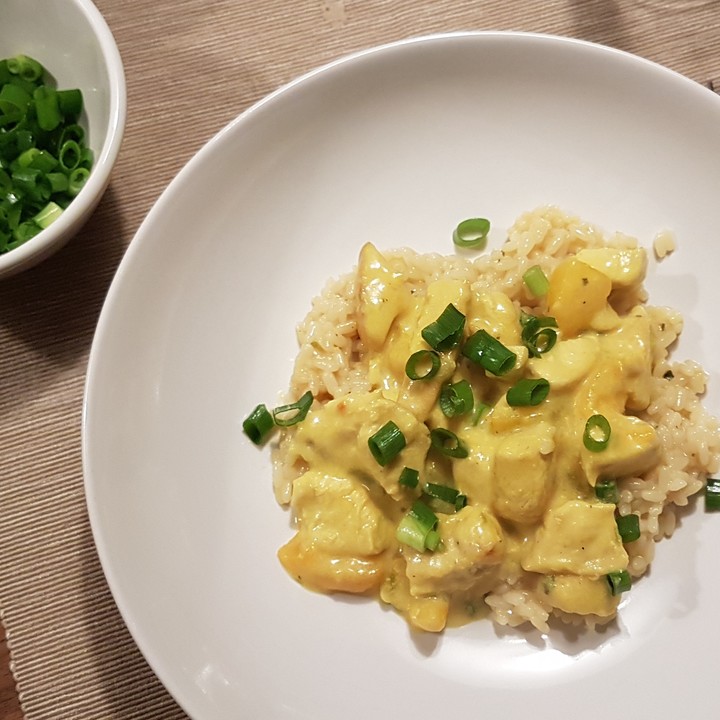 Hähnchen - Pfirsich - Curry von ohoboho | Chefkoch.de