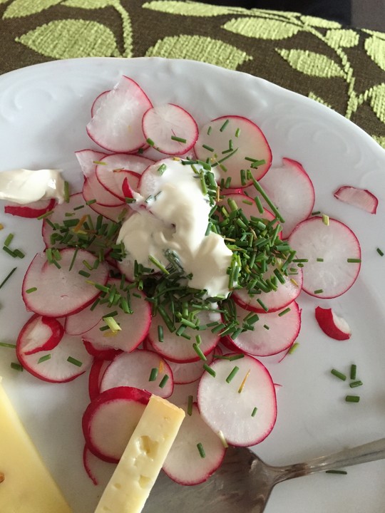 Frühlings - Frischkäse mit Radieschen und Schnittlauch von Champi-Anni ...