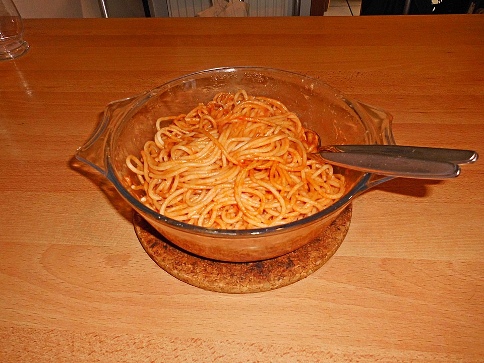 Tagliatelle mit Tomaten - Käse - Soße von sue_ellen | Chefkoch.de