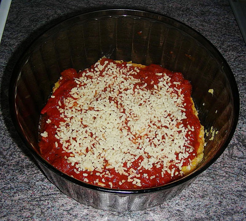 Überbackene Polenta mit Tomatensauce von Tryumph800 | Chefkoch.de