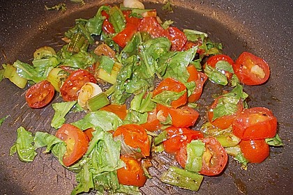 Penne mit Rucola und Tomaten 6