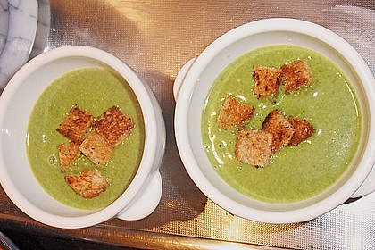 Spinat - Erbsen - Cremesuppe 4