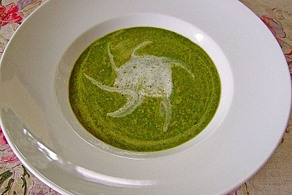 Spinat - Erbsen - Cremesuppe 6