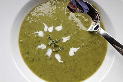 Spinat - Erbsen - Cremesuppe 8
