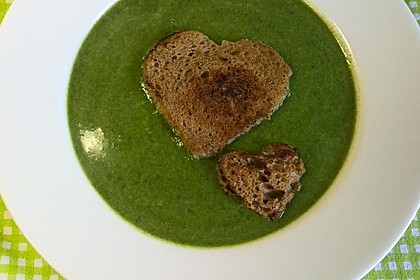 Spinat - Erbsen - Cremesuppe 7