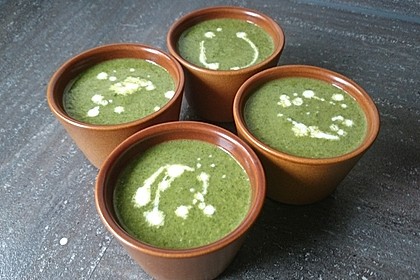 Spinat - Erbsen - Cremesuppe 5