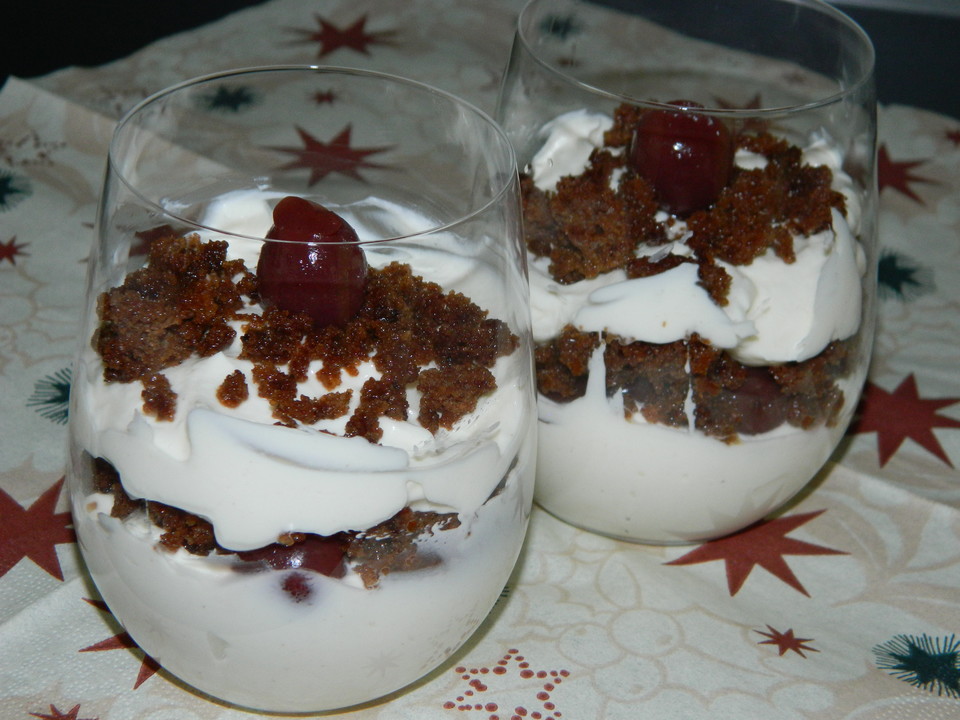 Weihnachtliches Lebkuchen Schicht Dessert von Maire Chefkoch.de