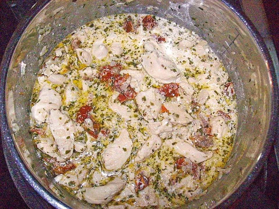 Hühnerfilet mit getrockneten Tomaten von martina_rosanna | Chefkoch.de