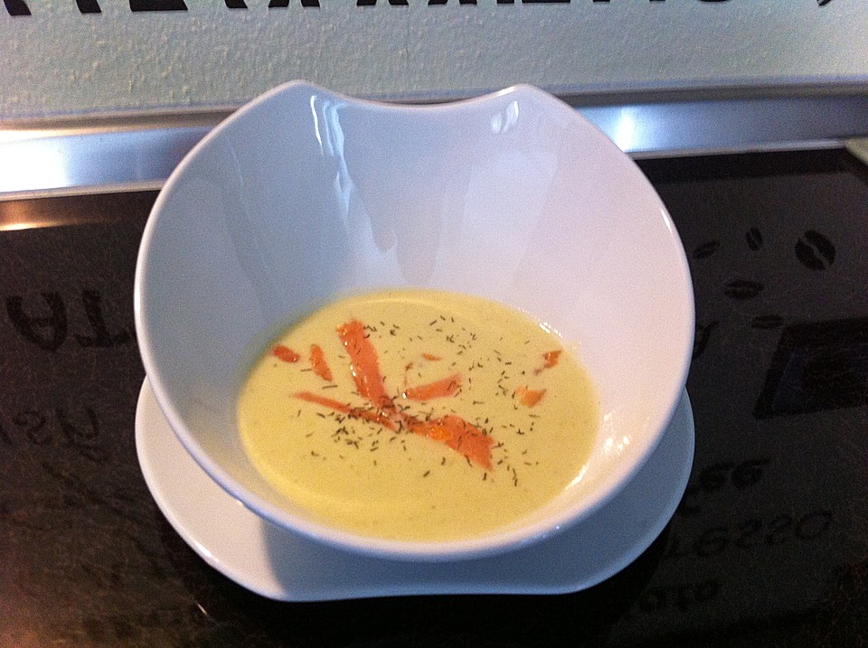 Käse - Lauch - Suppe mit Lachs von MReinart | Chefkoch.de