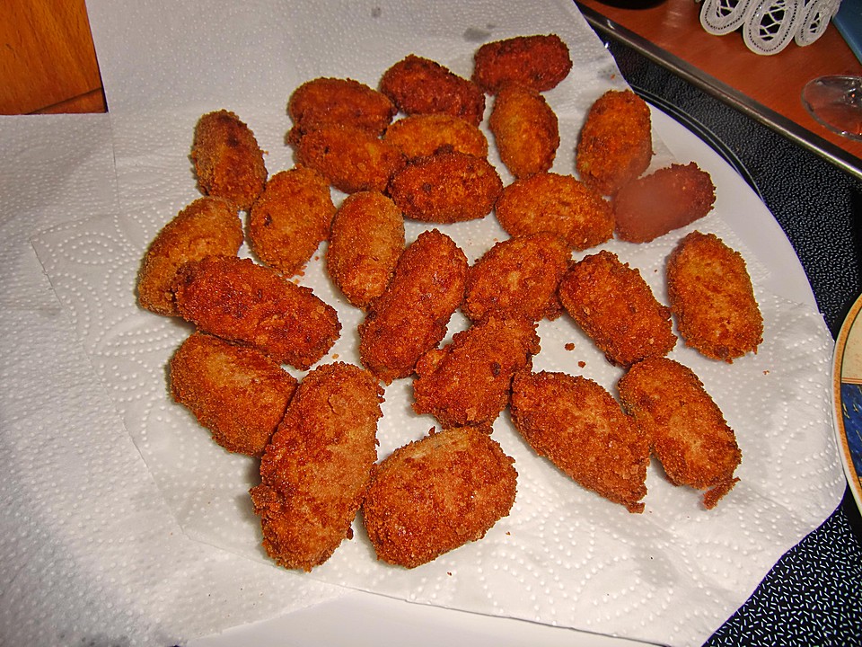 Croquetas de Jamón y Pollo von Nayita Chefkoch.de