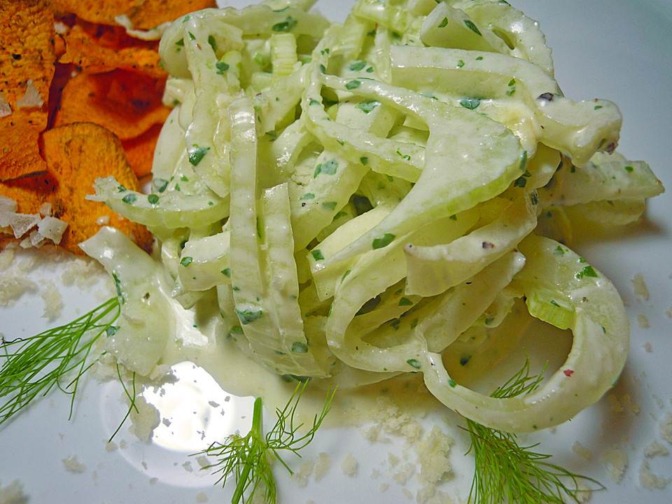 Fenchelsalat mit Knoblauch von Apfelzweig | Chefkoch.de