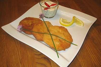 Kohlrabi paniert/gebacken mit Kräutersauce 7