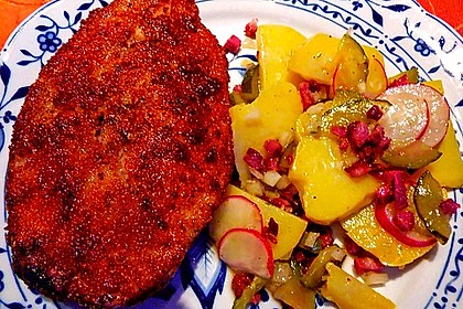 Kartoffelsalat mit Radieschen und Speck 13