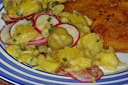 Kartoffelsalat mit Radieschen und Speck 14