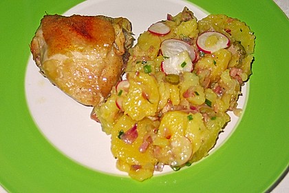 Kartoffelsalat mit Radieschen und Speck 5
