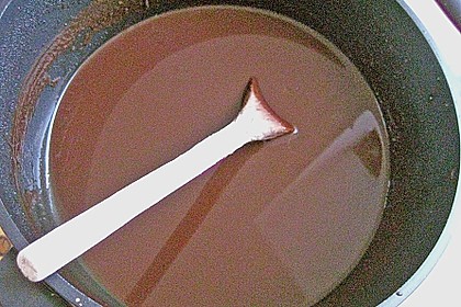 Rehkeule in Kirsch - Schokoladensauce