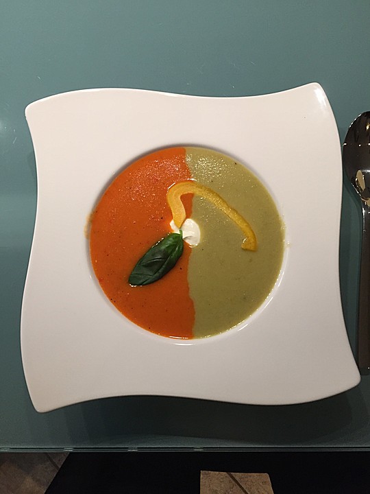 Paprika - Creme - Duett - Suppe von Alrak | Chefkoch.de