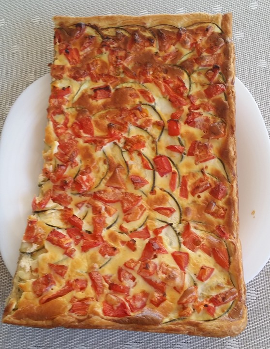 Zucchini - Tomaten - Quiche von melini | Chefkoch.de