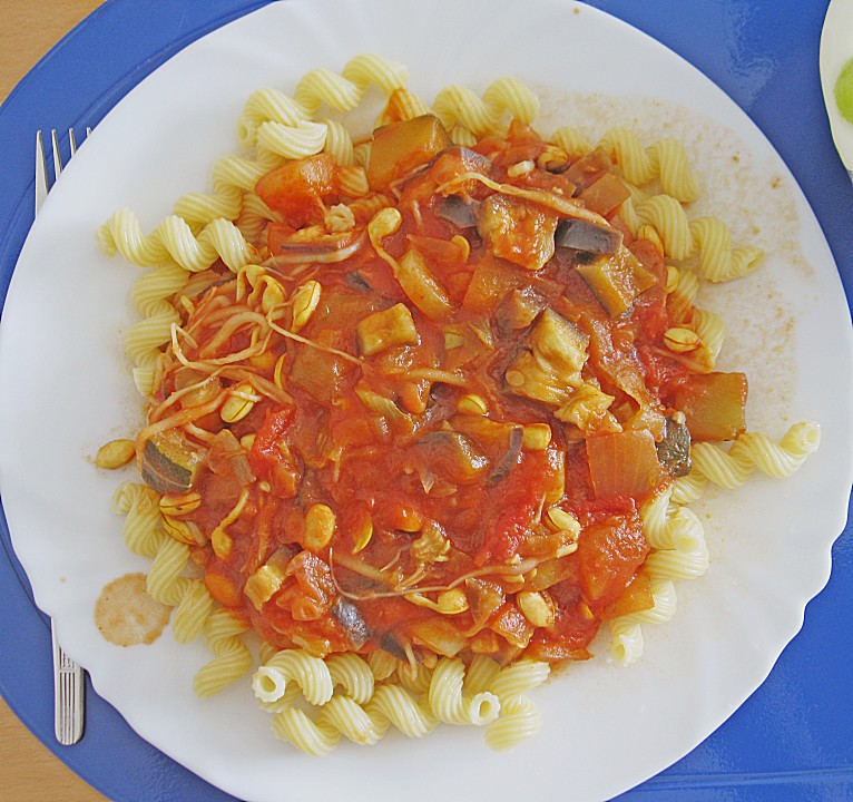 Nudeln mit Tomaten - Gemüsesauce von Exuna | Chefkoch.de