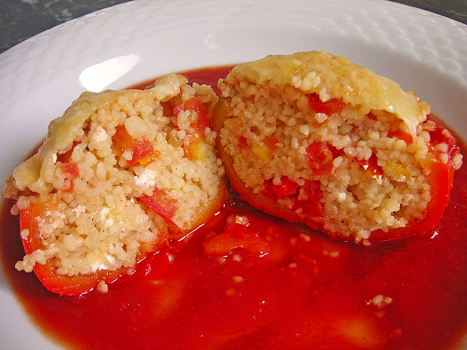 Gefüllte Paprika mit Couscous von Salrond | Chefkoch.de