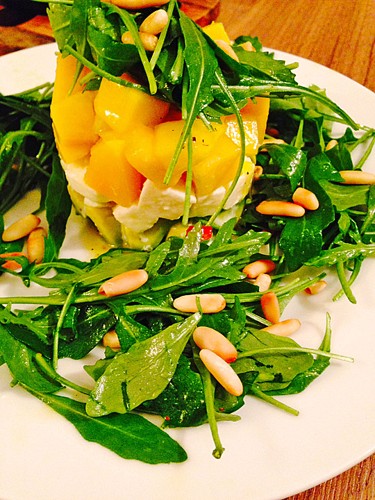 Avocado Mango Mozzarella Salat Im Glas - information online