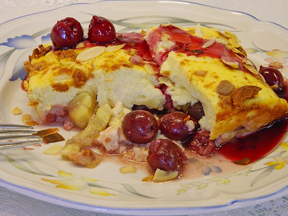 Quarkauflauf Kirsch - Banane - Apfel von JuliaJuliaJulia | Chefkoch.de