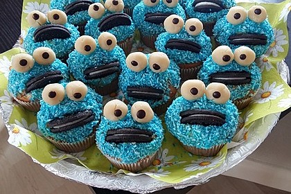 Krümelmonster-Muffins 8