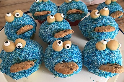 Krümelmonster-Muffins 13