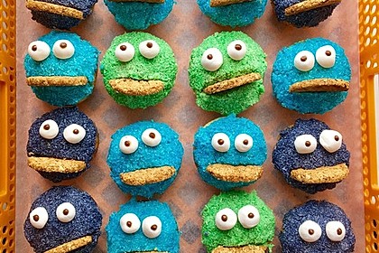 Krümelmonster-Muffins 15