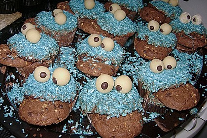 Krümelmonster-Muffins 357