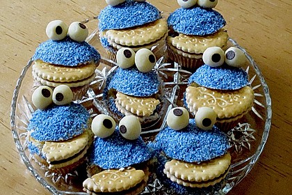 Krümelmonster-Muffins 100