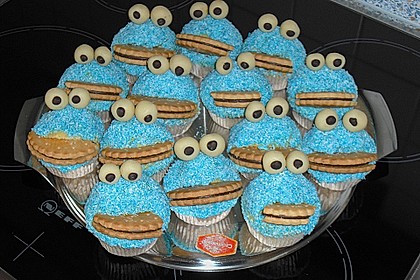 Krümelmonster-Muffins 55