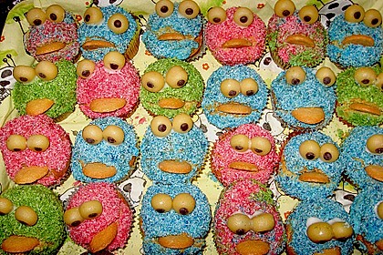 Krümelmonster-Muffins 140