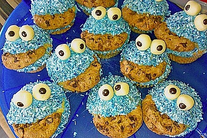 Krümelmonster-Muffins 28