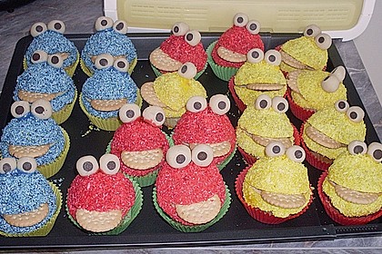 Krümelmonster-Muffins 31